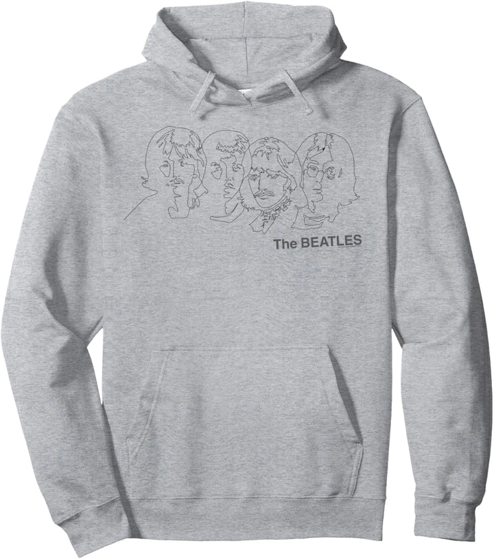The Beatles Outline Hoodie Pullover Hoodie