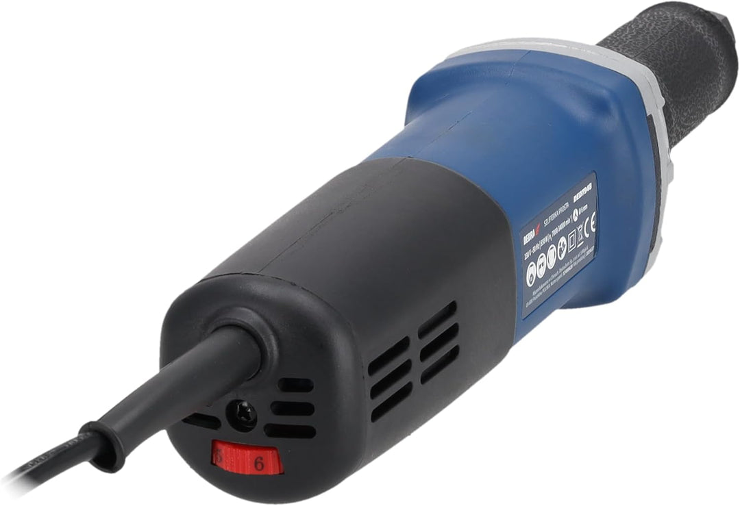 DEDRA Geradschleifer 550W, Schaft 6 mm, 3m kabel, 7000-34000 U/Min, gewicht 1,75kg, softgrip mit Ein