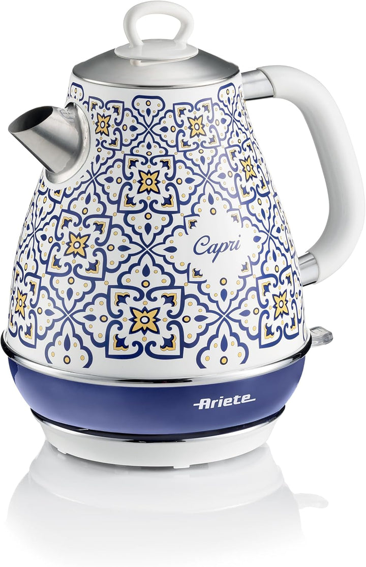 Ariete Wasserkocher 2869, Capri ‎blau und Weiss, ‎blau und Weiss