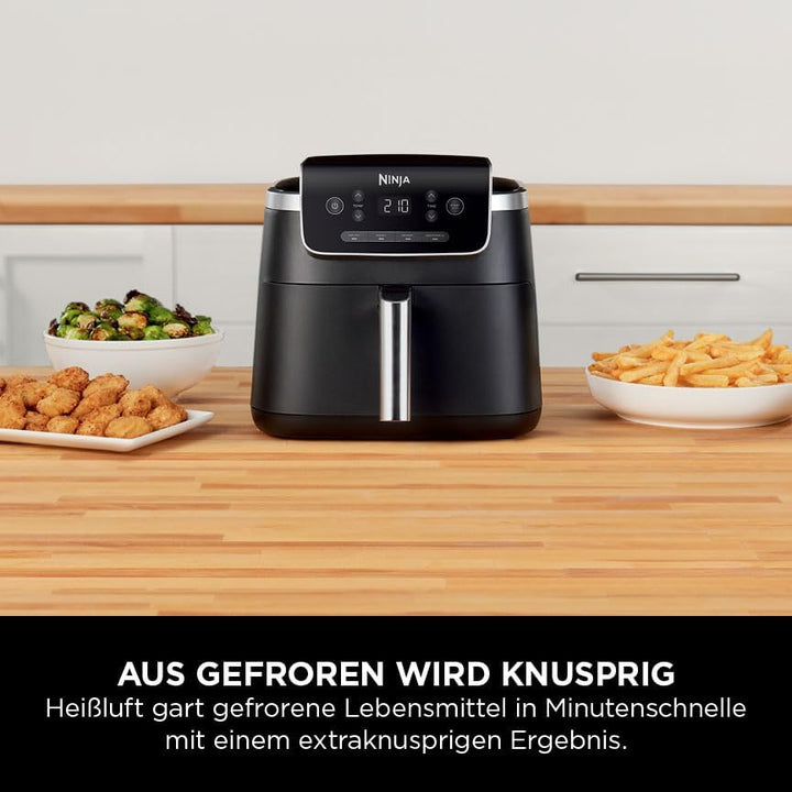 Ninja PRO Air Fryer Heissluftfritteuse, 4,7L Airfryer, Einzelkorb-Heissluftfritteuse, 4-in-1, für 1-