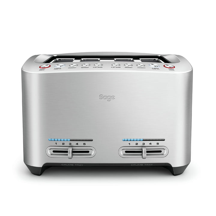 Sage - The Smart Toast 4-Slice Toaster, Gebürstetes Aluminium
