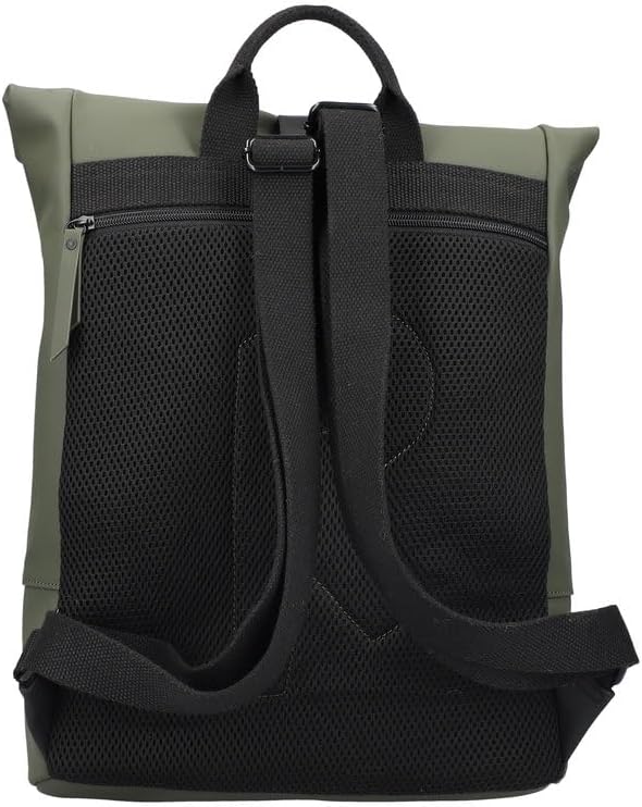Rieker Damen H1426 Rucksack, Grün, S