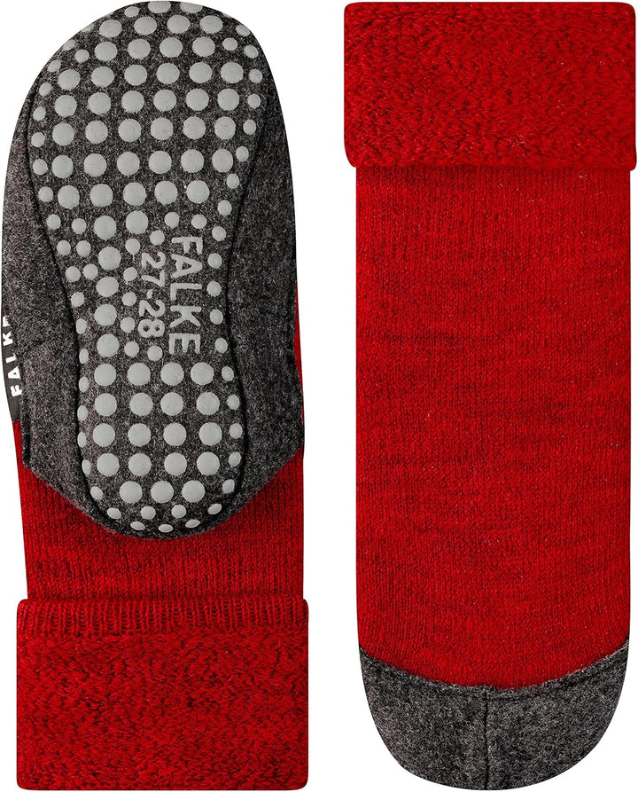 FALKE Unisex Kinder Stoppersocken, 29/30 EU Rot Fire 8150