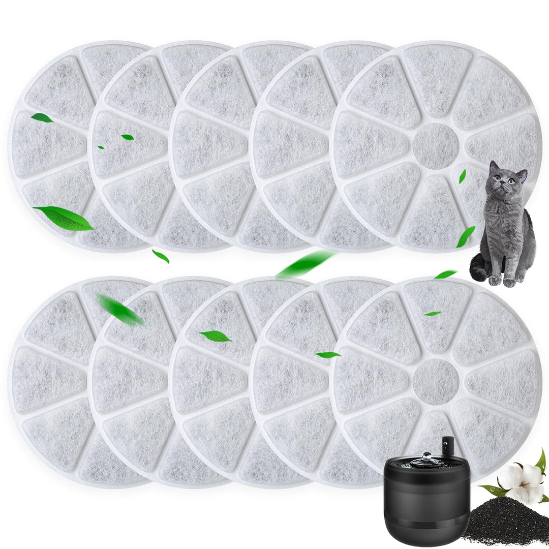 10 Stück Katzenbrunnen filter für philips PAW3210/02 Katzenbrunnen, Pfilter für philips trinkbrunnen