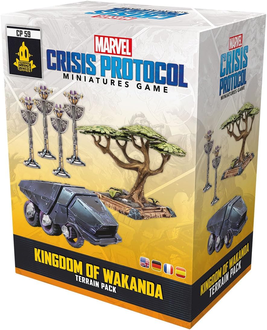 Asmodee, Marvel: Crisis Protocol – Kingdom of Wakanda, Terrain Pack