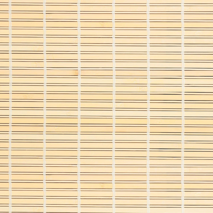 Liedeco Rollo Holz mit Seitenzug, Holzrollo für Fenster und Tür Natur B 80 cm x L 170 cm Natur B80 x