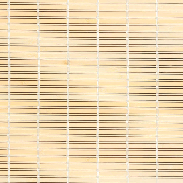 Liedeco Rollo Holz mit Seitenzug, Holzrollo für Fenster und Tür Natur B 140 cm x L 170 cm Natur 140