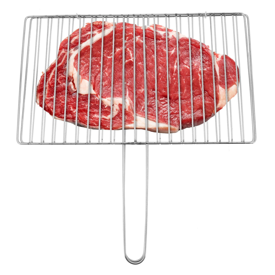 Toyvian Edelstahl Grillkorb Fischgrillkörbe Runder Grillrost Aus Edelstahl Für Gemüse Burgern Campin
