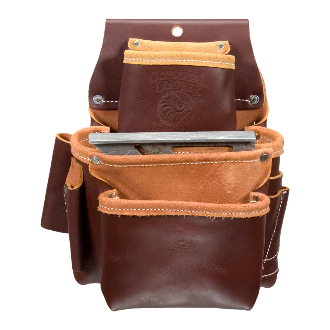 Occidental Leder 5060LH 3-Tasche, Linke Hand Pro Verschluss Werkzeugtasche