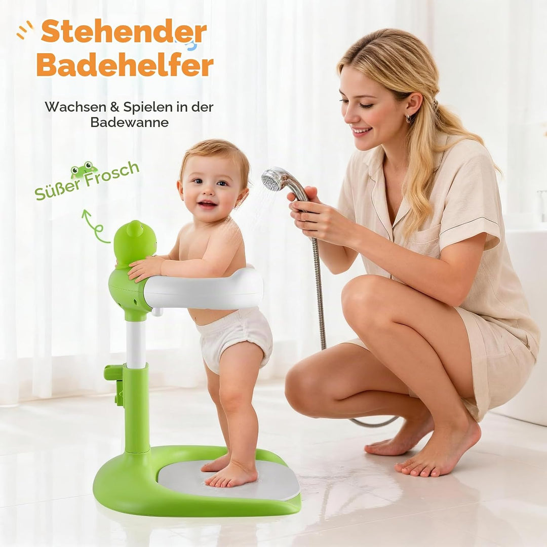 Baby Dusche Ständer,Baby Badewanne Stand mit rutschfester Basis, Duschhilfe Zum Stehen Für Babys,Dus