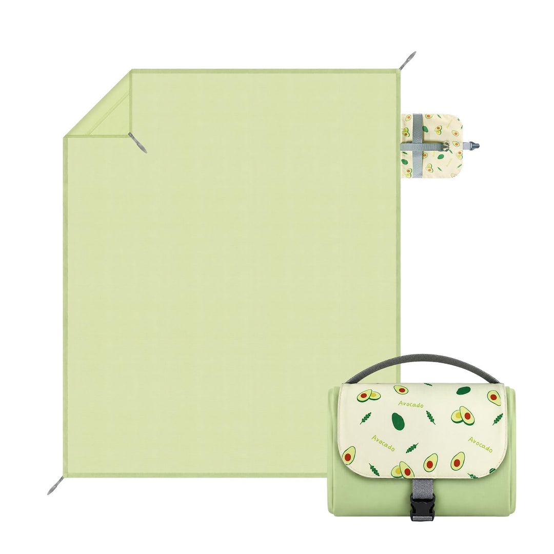 Picknickdecke, Wasserdicht Waschbare Stranddecke, Strandmatte, Sandfeste Stranddecke, Tragbare Stran