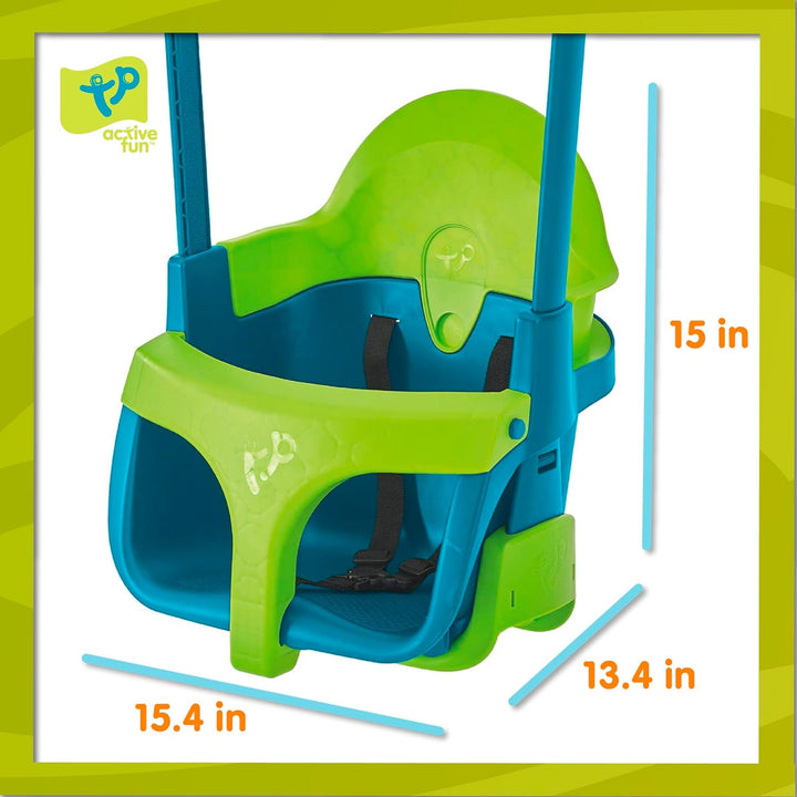 TP Toys TP900 Monate 4 in 1 Verstellbarer Quadpod Baby Schaukelsitz von 6 Motten bis Kinder 8 Jahre,