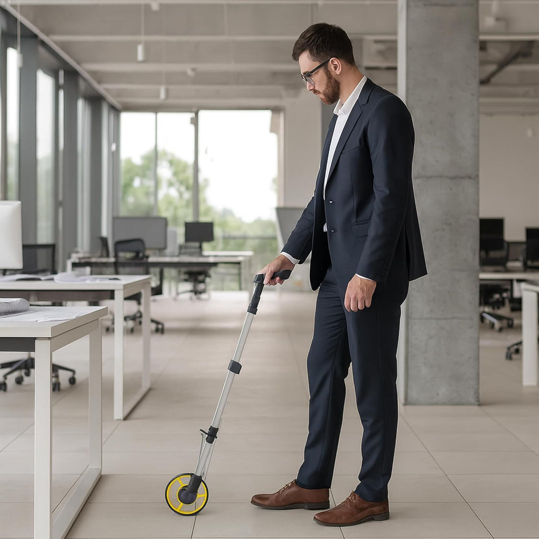 Digitales Messrad Rolltacho Rolatape Messroller mit Tasche LCD beleuchtet