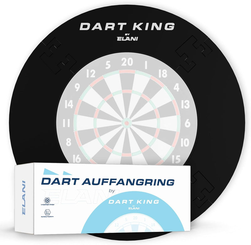 ELANI – klimaneutraler Dartring für optimalen Schutz von Wand, Boden, Dartpfeil und Flight – passgen