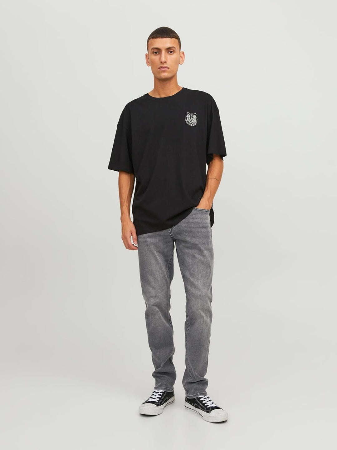 JACK & JONES Herren Jeans 33W / 32L Black Denim 1, 33W / 32L Black Denim 1