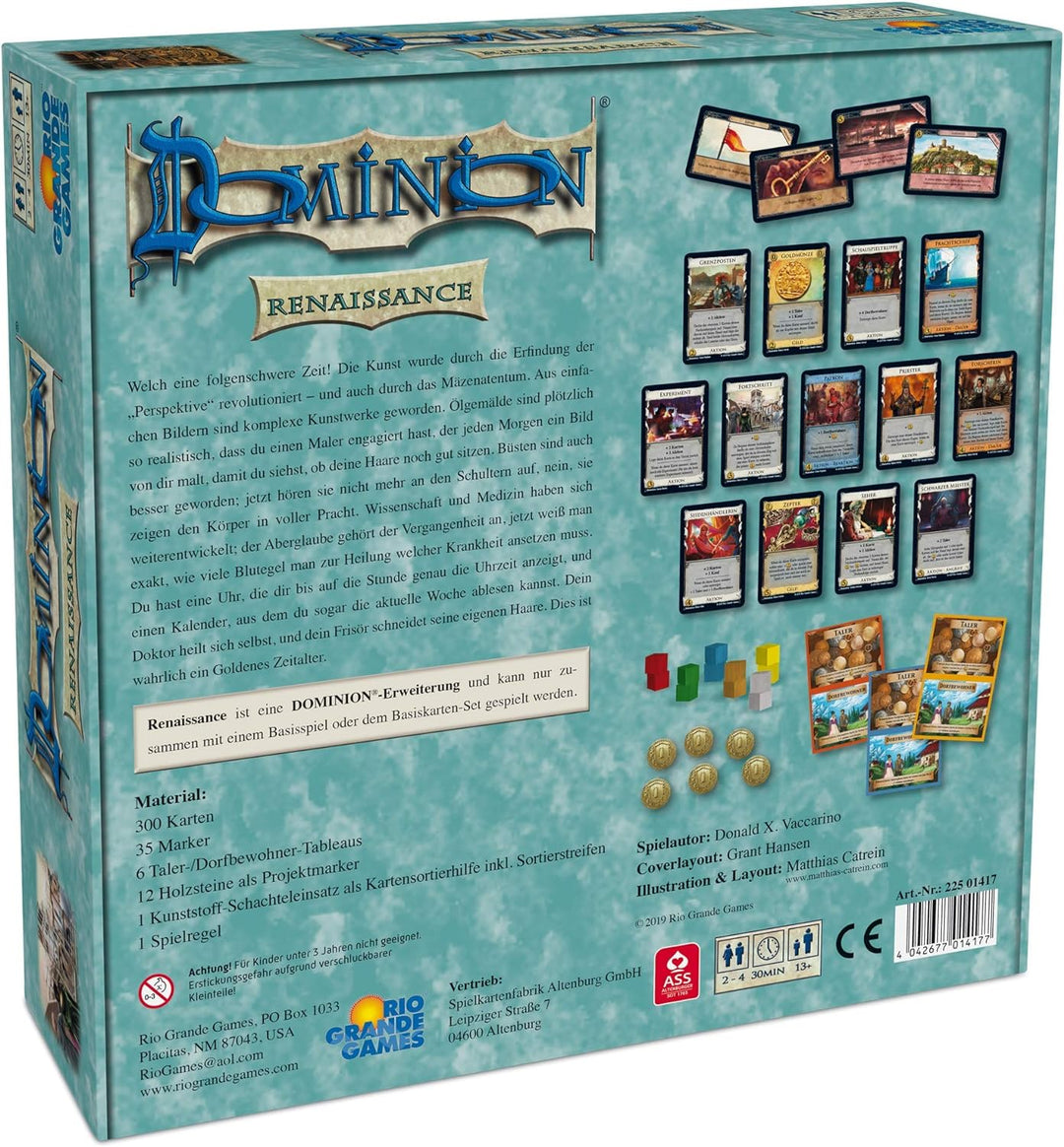 Rio Grande Games 22501417 1417 - Dominion: Renaissance [Erweiterung], Renaissance