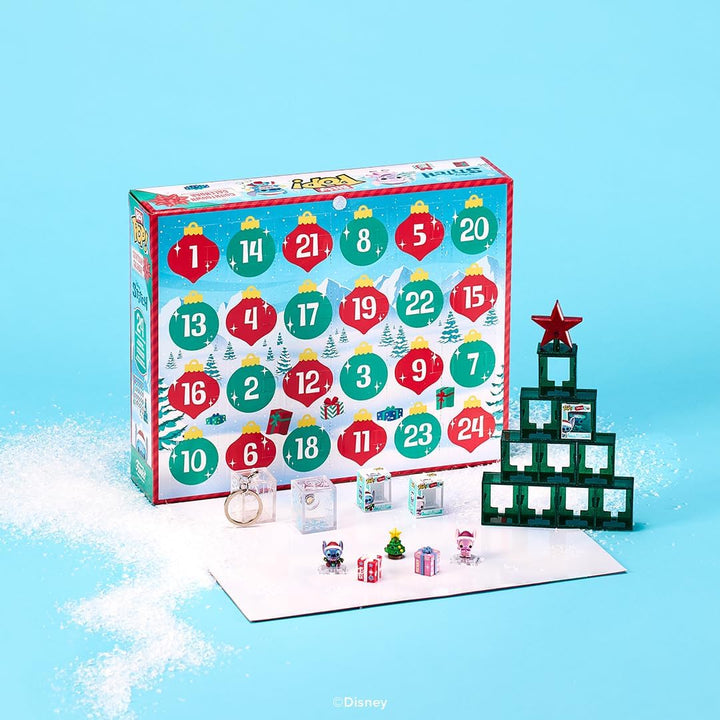 Funko Bitty Pop! Countdown Calendar: Stitch Holiday - Lilo and Stitch- Adventskalender - 24 Tage der