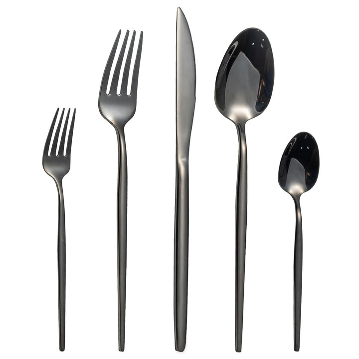 Besteck Set, LAZAHOME 30-teilig Besteckset für 6 Personen mit Messer Gabel Löffel, Edelstahl Essbest