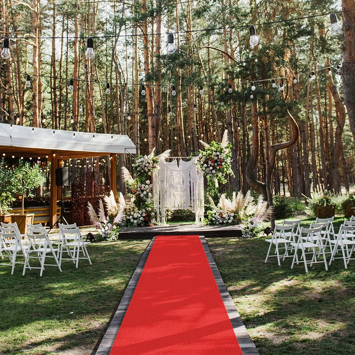 Agripro Läufer/Teppich, rot, 1 x 5 m, für Weihnachten, Kirche, Hochzeit, Geschäft