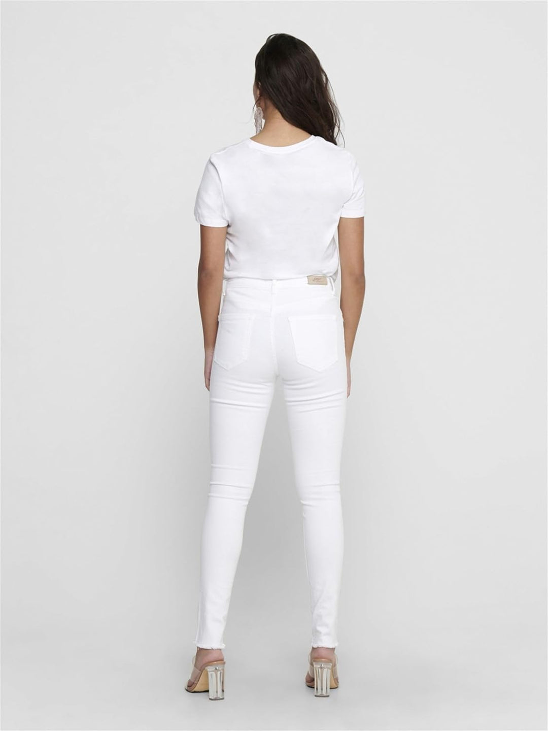 ONLY Female Skinny Jeans ONLBLUSH Mittlere Taille Skinny Fit Jeans XS / 30L White 2, XS / 30L White
