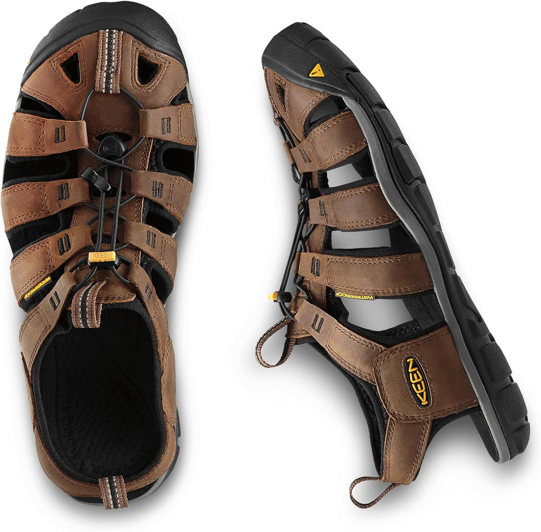 KEEN Clearwater CNX Herren Sandalen 39.5 EU Dark Earth Black, 39.5 EU Dark Earth Black