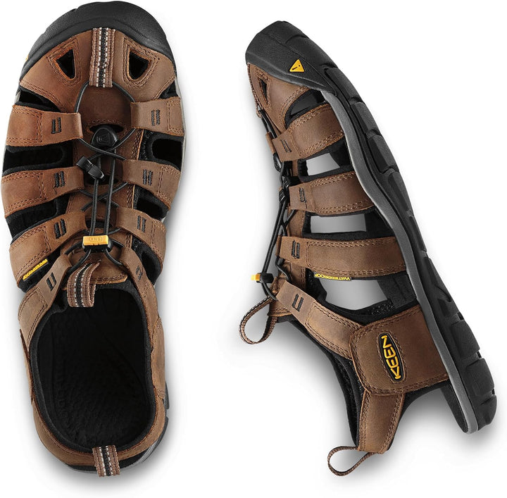 KEEN Clearwater CNX Herren Sandalen 39.5 EU Dark Earth Black, 39.5 EU Dark Earth Black