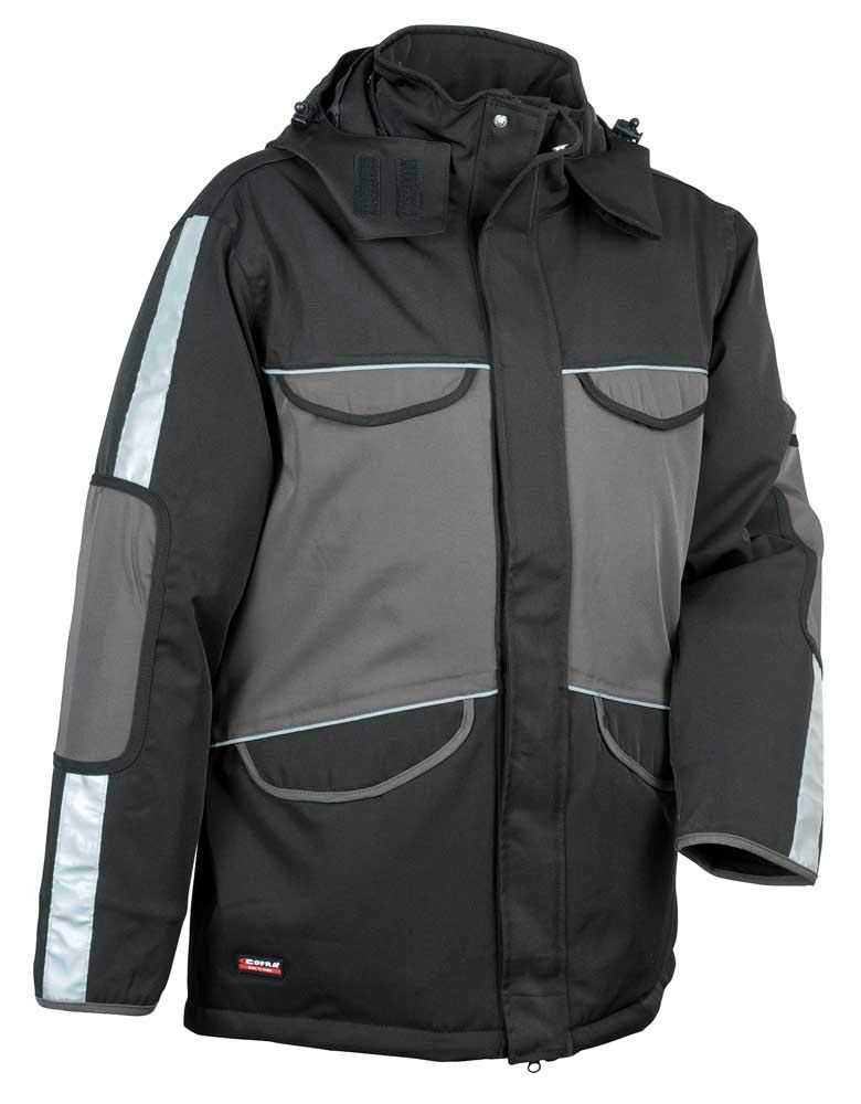 Cofra V098-0-05.Z64 Polsterjacke "Sankt Moritz" Grösse 64, schwarz/schwarz 64 BLACK BLACK, 64 BLACK