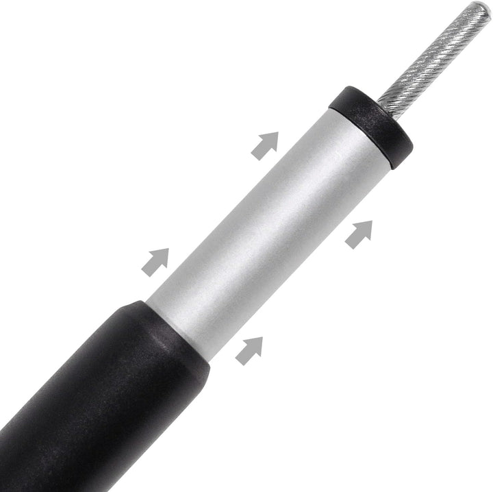 noorsk® Aufstellstangen Set Aluminium 4 oder 6 Stück Teleskopstangen 80-180 cm oder 100-240 cm für V