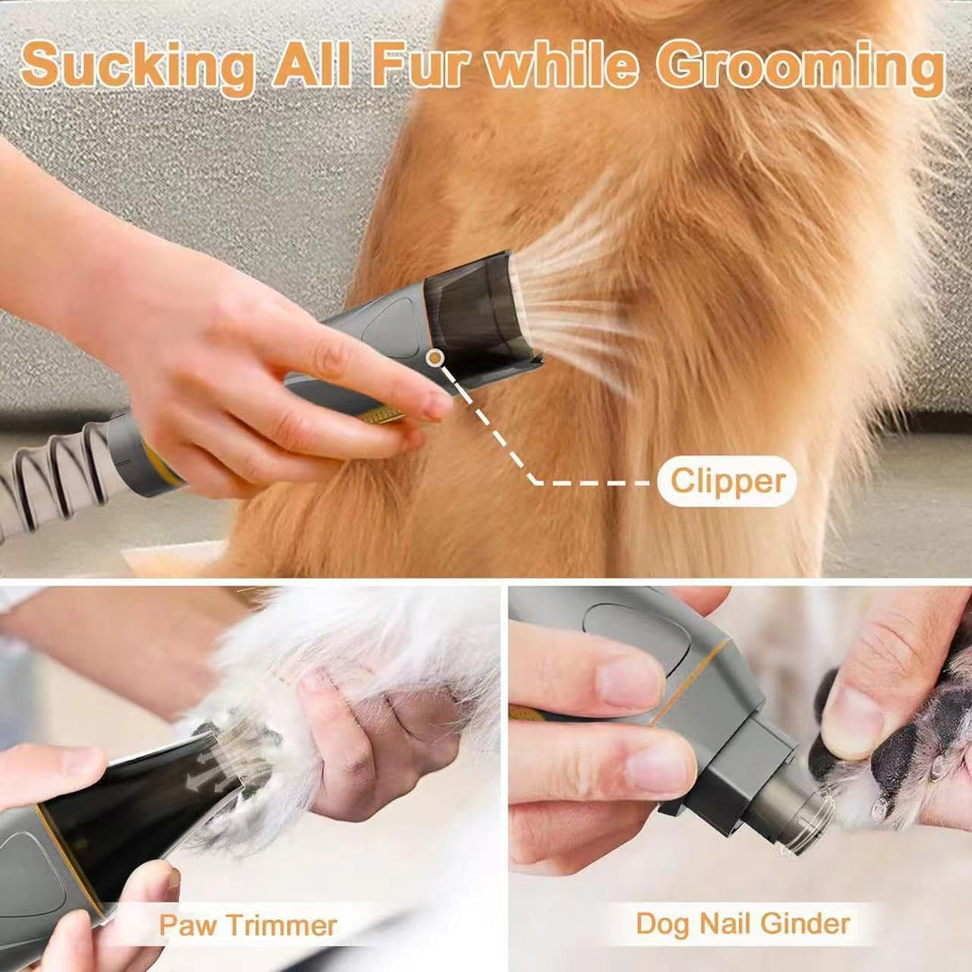 TACO's Choice 3-in-1 Pet Professional Pflege Vakuum, Trockner und Clipper Pflege Werkzeuge für Hunde