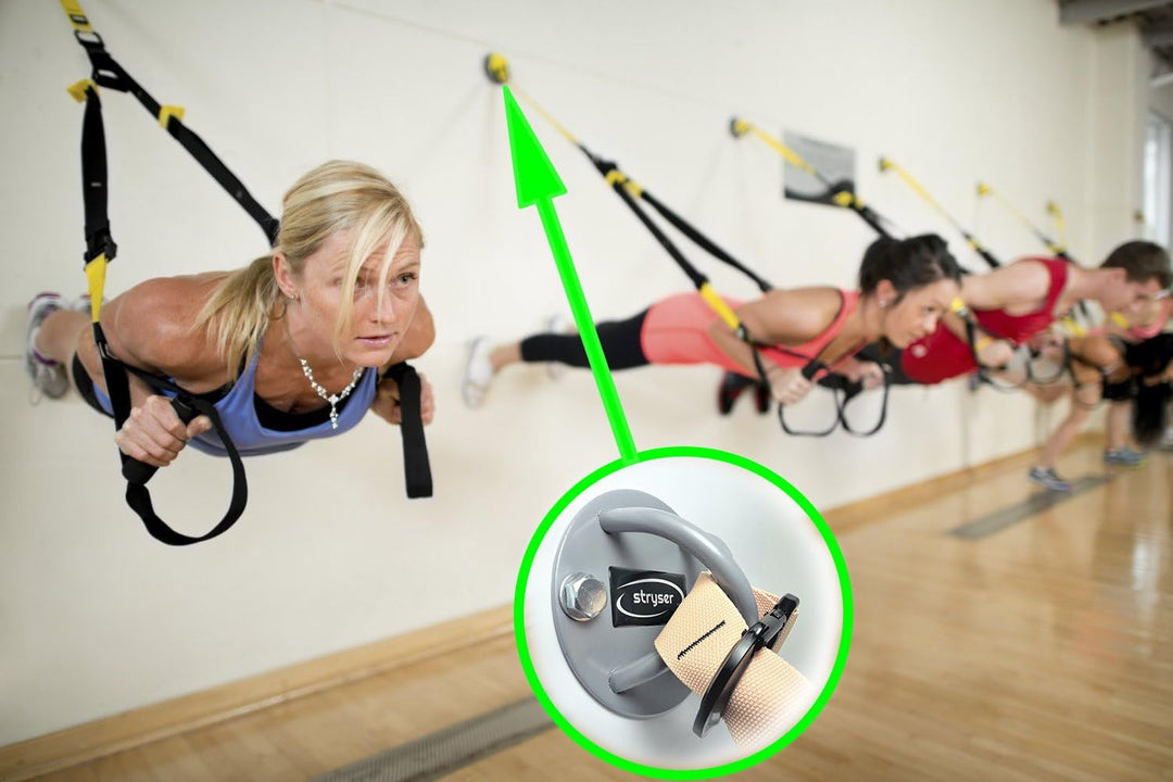 Wand- Deckenhalterung Wandhalterung in X für Sling Trainer Schlingentrainer Turnringe Aerial Yoga Sw