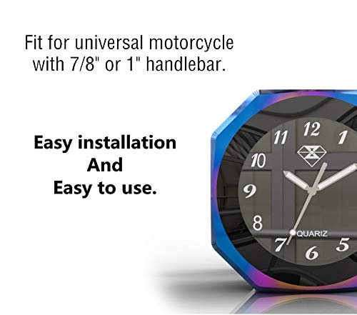 Motorrad wasserdichte Uhr schwarz blau rot silber für Fahrrad/Motorrad/SUV verschiedene Modelle, pas