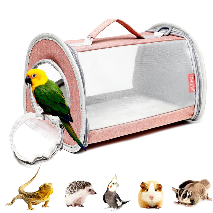 Ioview Tragetasche für Meerschweinchen, für kleine Tiere, Eidechse, Vogel, Kaninchen, Käfig, Eichhör