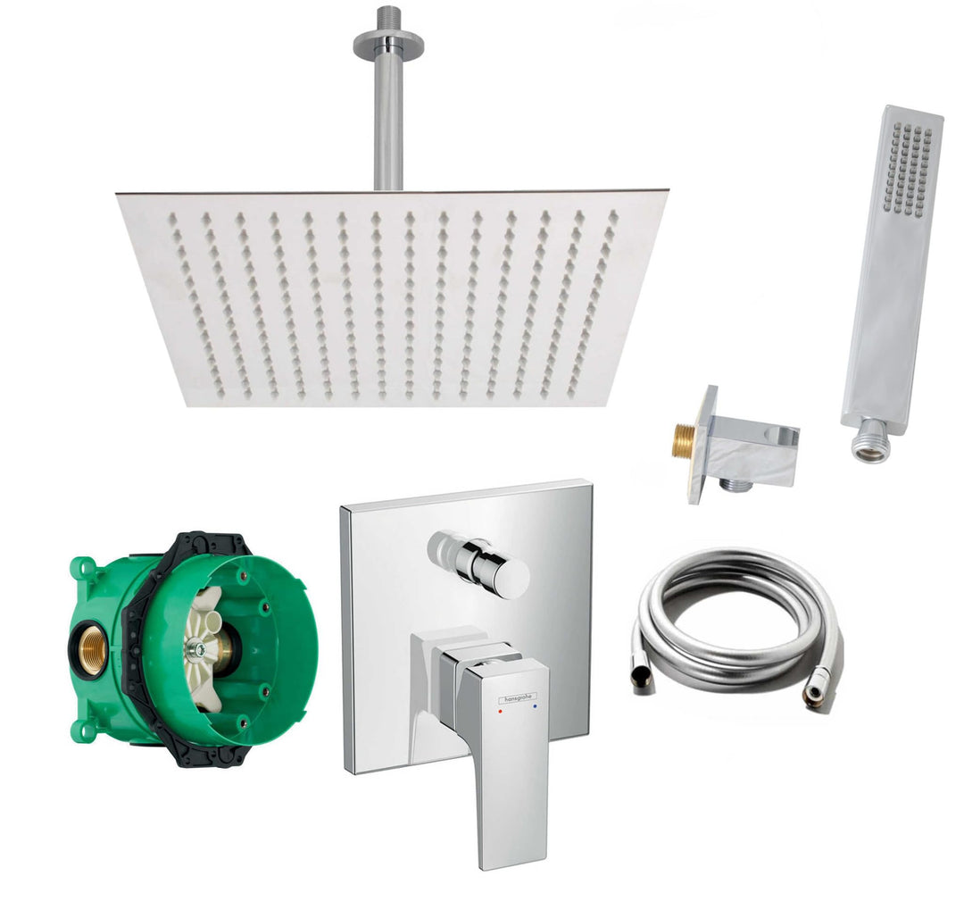 vanvilla Duschsystem mit Unterputz Duscharmatur von Hansgrohe Metropol Einhebelmischer und vanvilla