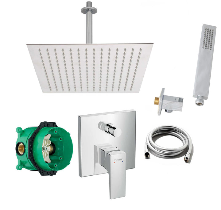 vanvilla Duschsystem mit Unterputz Duscharmatur von Hansgrohe Metropol Einhebelmischer und vanvilla
