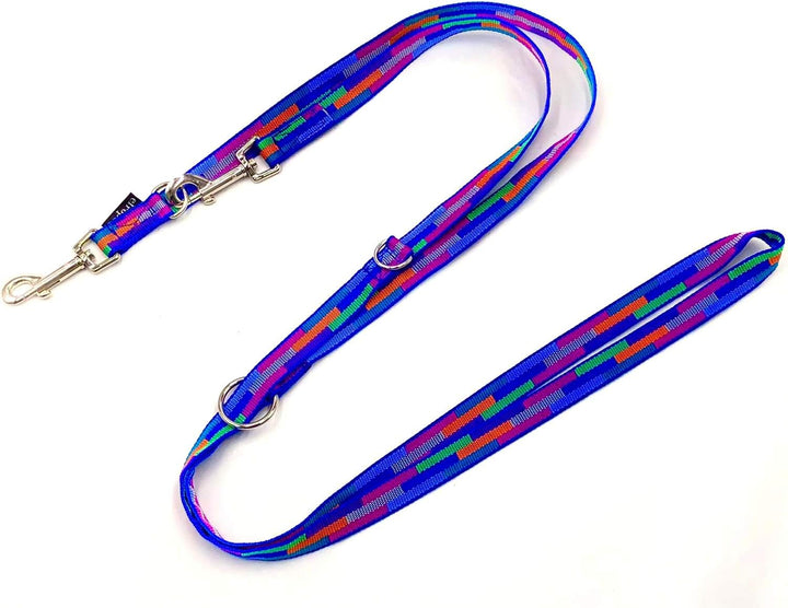 Hundeleine Doppelleine verstellbar 2m / 2,40m / 2,80m / 3,50m / 5m grosse Hunde 20mm/25mm (Florida B