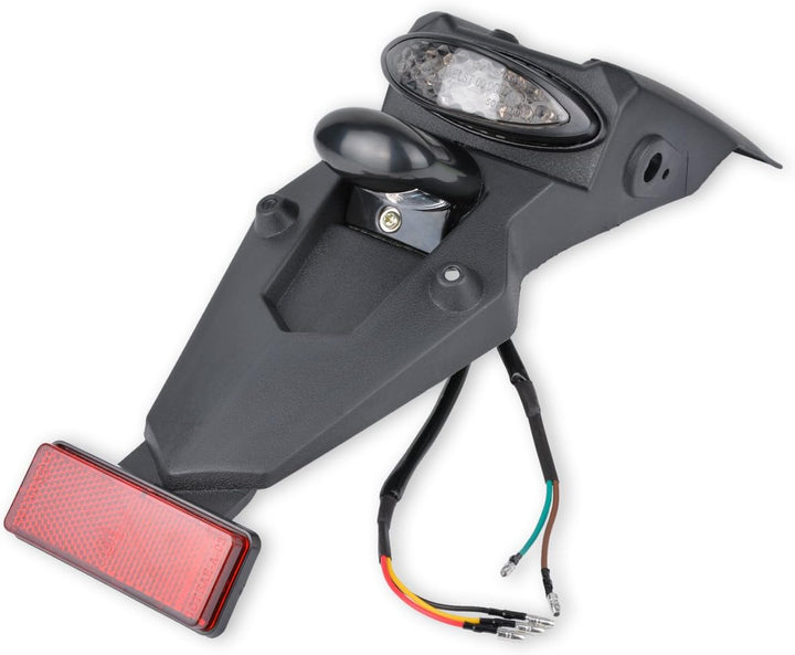 KATUR 12V LED Motorrad Kotflügel Hinten Schwanz Stop Licht Reflektor Universal für MX Motocross Spor