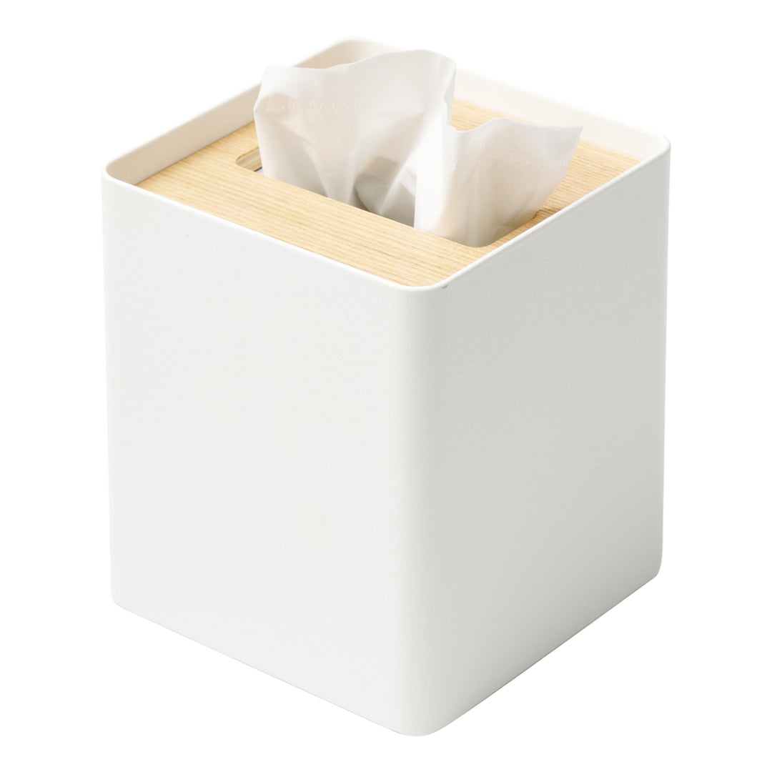 YAMAZAKI Box Cover Home | Stahl | Taschentuchetui, Einheitsgrösse, Esche