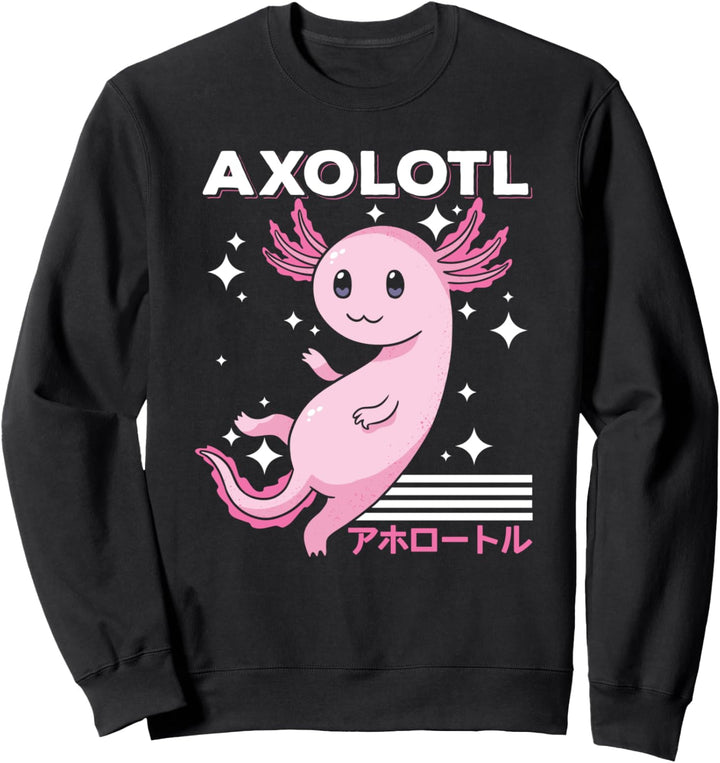Axolotl Japanese Aesthetic Clothes Japan Kawaii Girl Sweatshirt