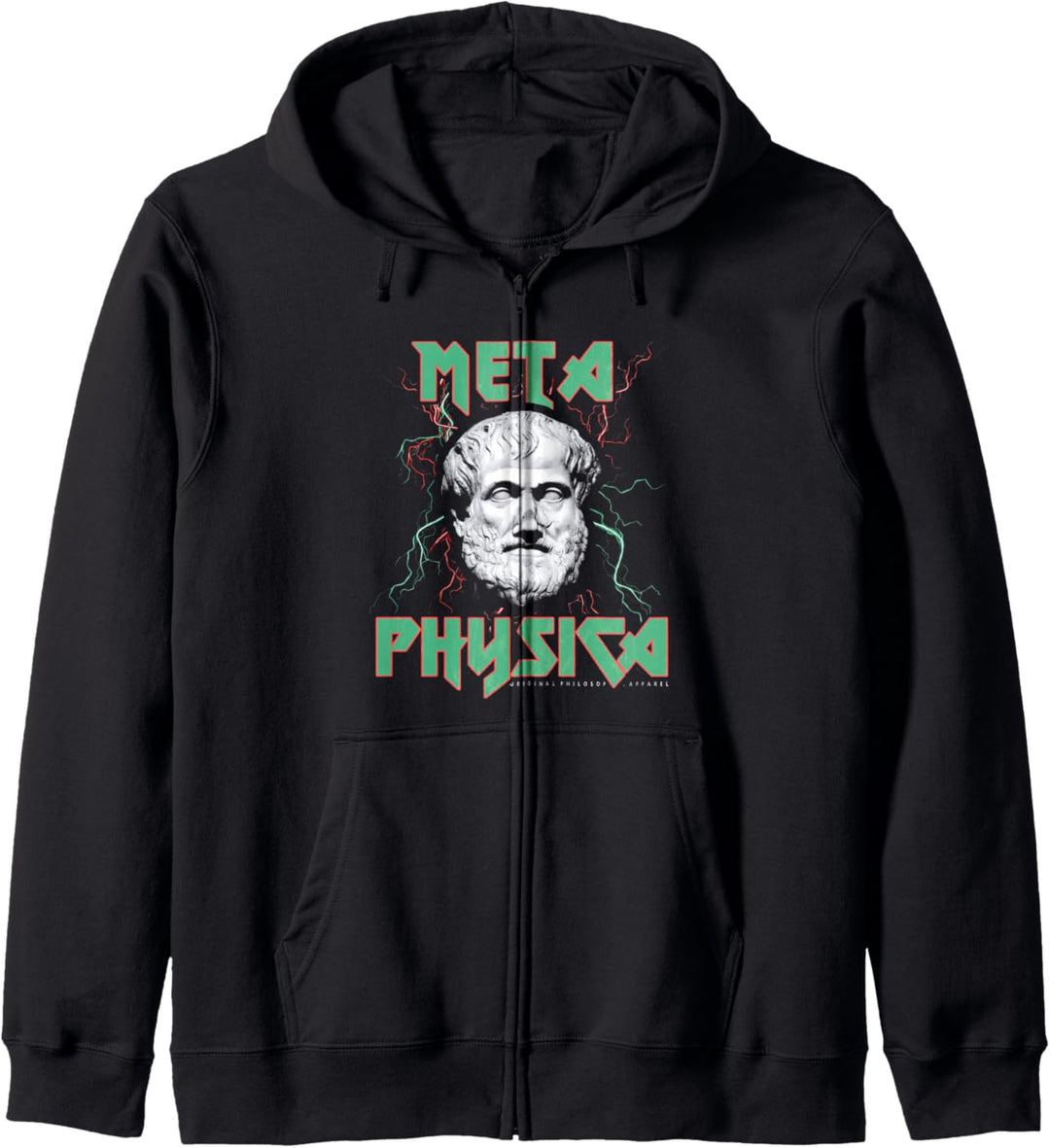 Metaphysica Aristoteles Metaphysik Vintage Philosophen Kapuzenjacke