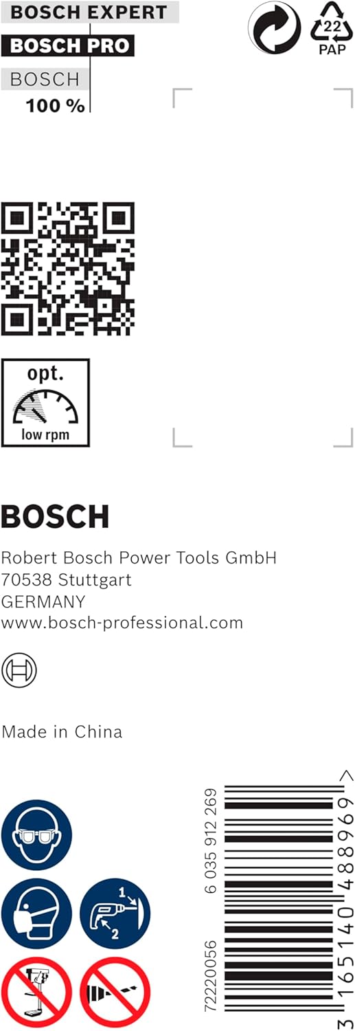 Bosch Professional Holzschlangenbohrer mit 1/4"-Sechskantschaft (Ø 30 mm) Durchmesser: 30/Gesamtläng