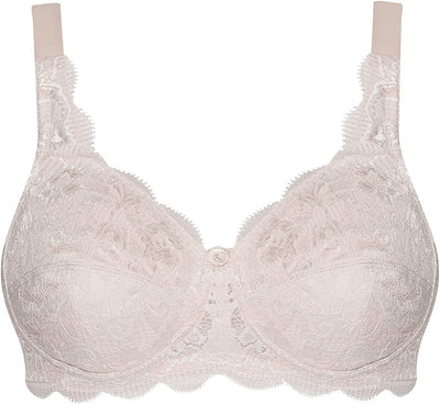 SUSA BH Damen ohne Bügel Latina I Damen-BHs mit genähten Cups & seitlichen Stützblenden I Dessous mi