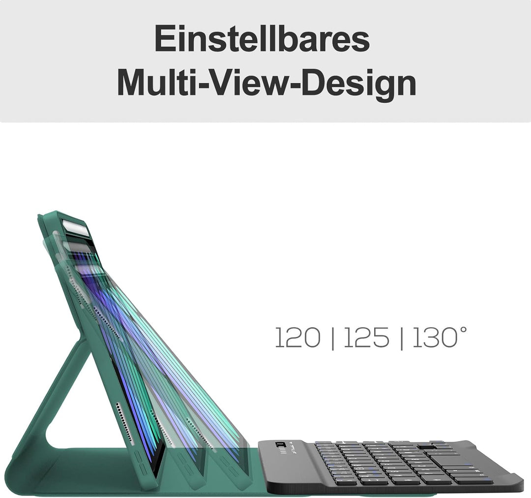 IVEOPPE Tastatur für iPad mini 7 (A17 pro) 2024 / Mini 6 2021, Hülle mit Tastatu Magnetisch Bluetoot