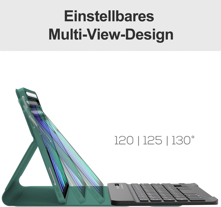 IVEOPPE Tastatur für iPad mini 7 (A17 pro) 2024 / Mini 6 2021, Hülle mit Tastatu Magnetisch Bluetoot