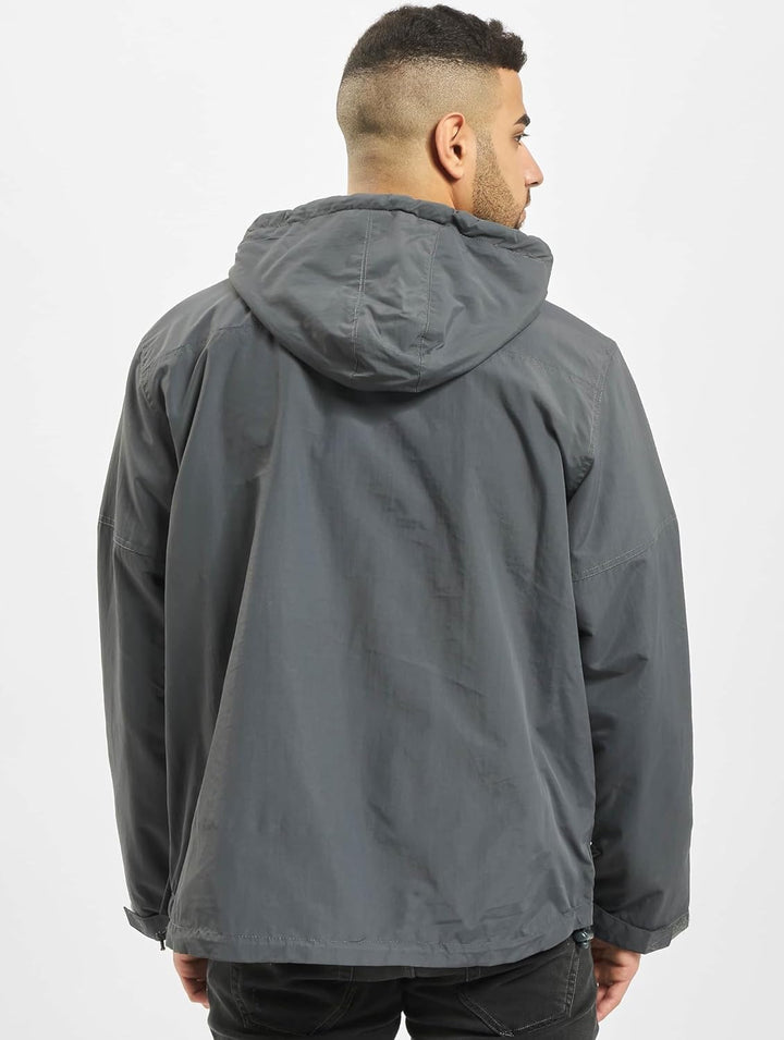 Brandit Herren Windbreaker Jacke S Grau (Anthrazit 5), S Grau (Anthrazit 5)