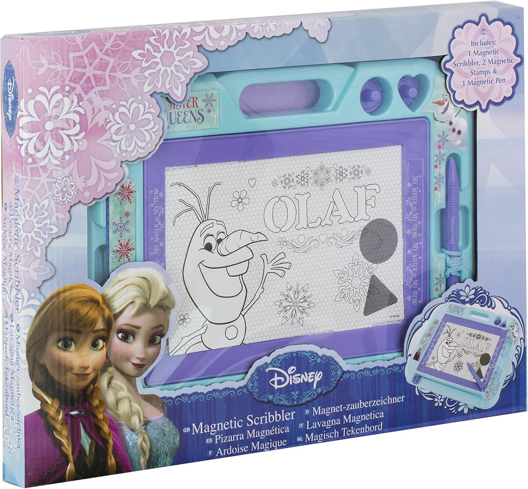 Disney DFR-4217 Frozen Eiskönigin Magnet Zaubertafel mit Stempel und Stift