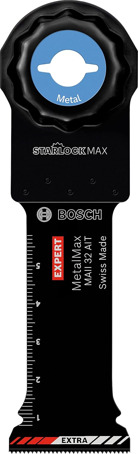 Bosch Accessories 1x Sägeblatt Expert MetalMax MAII 32 AIT (für Stahl, Edelstahl, Breite 32 mm, Zube