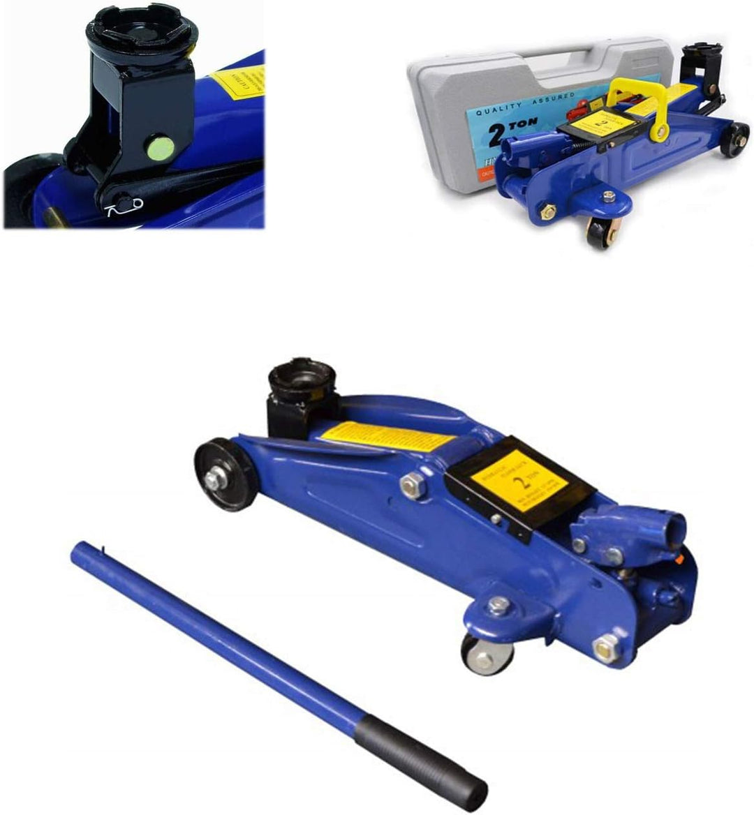 Huini 2T Hydraulischer Wagenheber für den Boden, strapazierfähig, für Auto, Van, stabiles Hebe-Set m