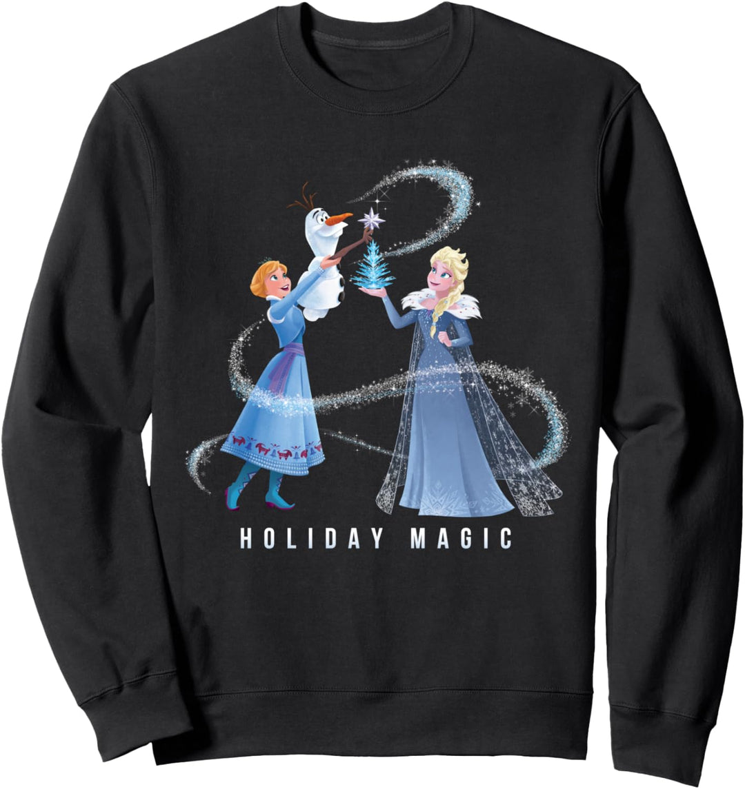 Disney Frozen Elsa Anna & Olaf Holiday Magic Sweatshirt