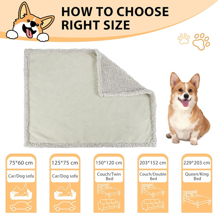 Wasserdicht Hundedecke Katzendecken Waschbar, wasserdichte Decke für Unterwegs Hundesofa Schutzdecke