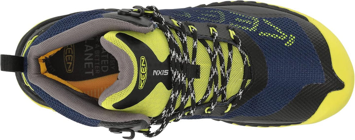 KEEN Herren Nxis Evo Mid Waterproof Wanderstiefel 42.5 EU Black Evening Primrose, 42.5 EU Black Even